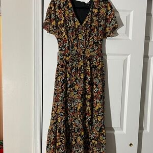 Madewell Multicolor Floral Maxi Dress